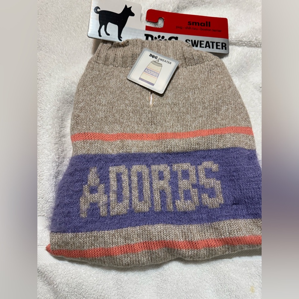 Dog sweater - new with tags